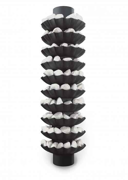 Каменка натрубная Регалия ф150, 1м, 1мм, антрацит