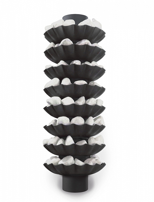 Каменка натрубная Регалия ф115, 0,8м, 1мм, антрацит